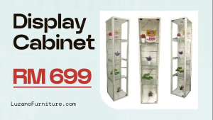 Display cabinet/ Glass Shelving/ Book Rack/ Multi-Purpose Display Cabinet