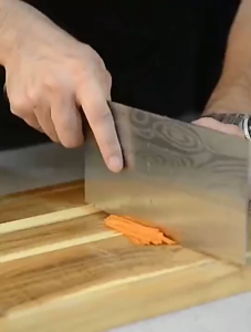 E76 มีดหั่น มีดสับ มีดสับหมู มีดสับไก่ ปังตอสับหมู ปังตอสแตนเลส 32.5 ซม.