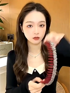 Bando Sirkam Beludru Dilapisi Berlian Cantik Bando Fashion Wanita