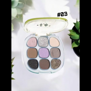 อายแชโดว์ 9 สี NOVO Palette Matte  แต่งหน้ากันน้ํา No.5816