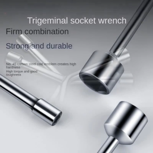 Cần Siết Vặn Đai Ốc Đầu Lục Giác 3 Chia Các Size 8_10_12mm/ 10_12_14mm/ 11_13_15mm/ 14_17_19mm Cờ Lê 3 Đầu Đa Dụng