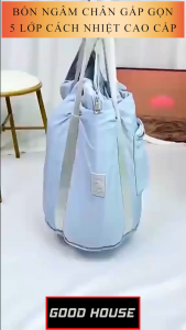 Túi ngâm chân có thể gấp gọn đa năng có thể ngâm chân mang đi khi đi du lịch tiện lợi và nhỏ gọn