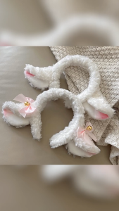 Fluffy Headband/Bando Korea Domba/Headband Cinnamoroll/Bandana Domba/Bando Imut Korea