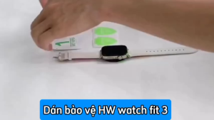 Miếng dán ppf bảo vệ màn hình Huawei Watch Fit 3 phủ nano tự hết bọt khí PHMobile