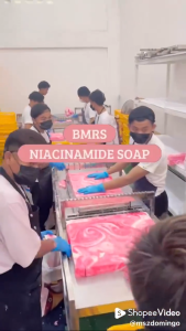 (10 PCS) BMRS NIACINAMIDE WITH GLUTATHIONE SOAP 10x PREMIUM WHITENING & MOISTURIZING 70G