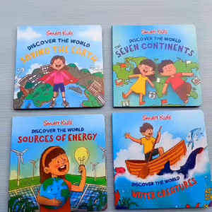 Childrens Library- Smart Kids / Discover The World Series II / Board Book / Early Learning Book For Kids / Children Book