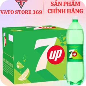 Nước ngọt có ga 7UP chanh có đường chai 1.5L