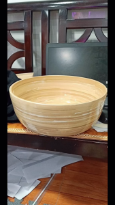 Chậu tre khảm trứng gội đầu dưỡng sinh ngâm tay ngâm chân size 30cm tiện lợi trong spa và tmv