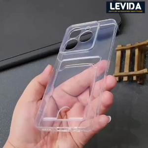 Realme C63 Realme C61 Realme Note 60X Clear Wallet Card Case Bening / Card Holder Kartu