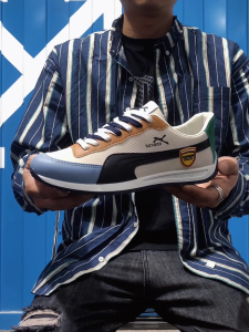 Korean Fashion Mens Lace Up Sneakers shoes Black Rubber Shoes for men Flat Casual shoes Breathable Running Shoes