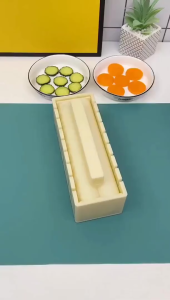 Dụng Cụ Làm Cơm Cuộn Hình Tròn Chất Liệu Nhựa PP An Toàn Bộ Khuôn Làm Kimbap Tạo hình 3 Món Nhanh Chóng Tiện Lợi