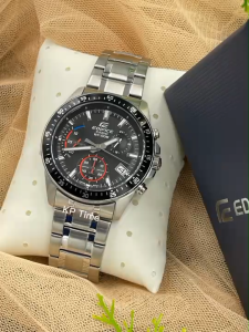 Casio Edifice นาฬิกาข้อมือผู้ชาย โครโนกราฟ เรซซิ่งสไตล์ สายสแตนเลส รุ่น EFV-540D ของแท้ ประกัน CMG