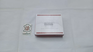 Dompet Kulit Polos: Dompet Pria Kulit Asli Model Kancing Lipat Berdiri