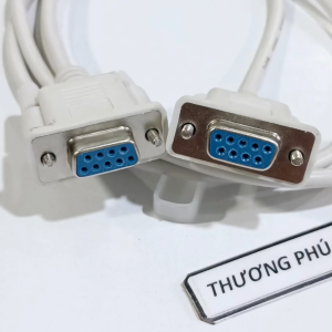 Cáp link Com 9 Cái (DB9F) dài 1.45M / Cáp 2 đầu COM 9 Lổ Cái (DB9F)