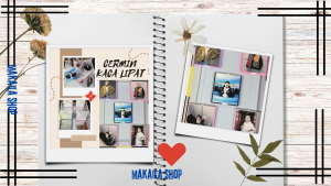 Cermin Kaca Lipat | Kaca Salma Salsabill | Souvenir | Custom