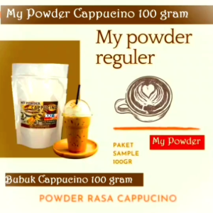 Bubuk Minuman CAPPUCINO 1 ons - Powder CAPPUCINO Bubble Drink 100gr