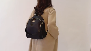 Tas Ransel Wanita Korean Style Casual Chic - Tas Tahan Air Poliester Bisa COD