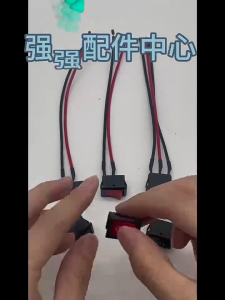 สวิตช์ปิดเปิด สวิตช์ ขนาดกลาง สวิสไฟเปิดปิด  ลวดแกนทองแดงคุณภาพสูง KCD1 พร้อม 2 พิน การใส่ขั้ว/การบัดกรี