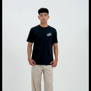 3Second Kaos Pria Lengan Pendek Katun Regular Fit Casual Tee C420324