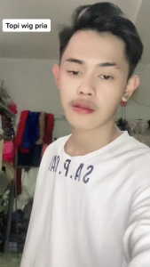 Topi Rambut Palsu Ala Korea/Wig Dewasa Cosplay Anime