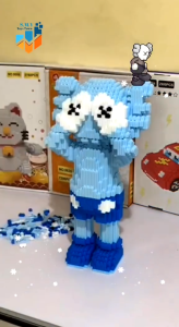 SMY Nano Block KAWS BEAR BERUANG SERIES Mainan Anak Bricks Education Toys Balok Susun Puzzle 3D DIY