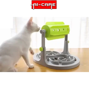High Quality Pet Feeder Slow Eating Food Plate Pet Roller Leaking Food Dispenser Bowl Interactive Training Toys