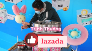 NỒI LU CỐI DĨA ĐỰNG ĐƯỜNG TẠO KẸO BÔNG GÒN LÊN THẲNG