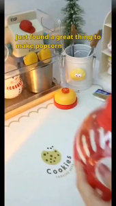 Microwave Glass Popcorn Popper With Silicone Lid Microwave Popcorn Popper With Temperature Safe Glass