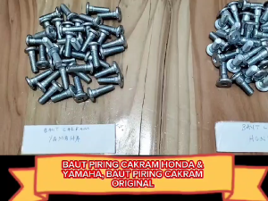Baut Piringan Disc Cakram BAUT CAKRAM MOTOR HND/YMH & KUNCI L KUALITAS PREMIUM