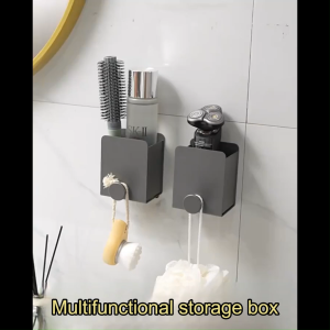 MEIDOO Bathroom rack toothbrush toothpaste comb storage tube rack wall hanging