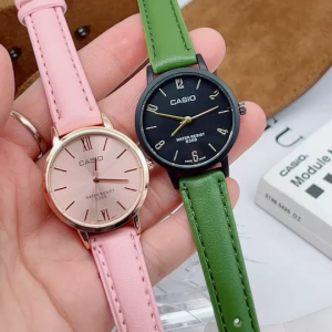 CA นาฬิกาคาสิโอ ผู้หญิง รุ่น VT01BL สายนาฬิกา หนัง PU ขนาด 32 มม แถมกล่องคาสิโอฟรี