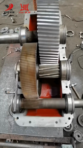 Gearbox JZQ Series China YueXin Soft Surface Tooth Decelerator Peredam Kecepatan