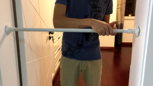 [จัดส่งจากกรุงเทพ] ราวแขวนผ้าม่าน ไม้เท้ายืดหดปรับระดับได้ราวม่านอาบน้ำรางหน้าต่างแขวน Tension Rod Curtain Shower Adjustable Rod Spring ยืดหดปรับระดับได้ราวม่านอาบน้ำ ราวเสริม Retractable curtain rod