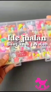 JEWELRY DIY HAND BEADED KOMPLIT BANDO mainan edukasi kreatifitas anak Mainan Manik meronce gelang kalung Gantungan/Beaded Diy