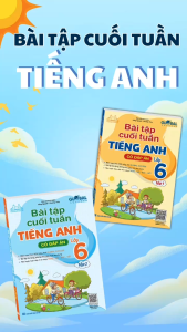 Sách - COMBO 2c GLOBAL SUCCESS - Bài Tập Cuối Tuần Tiếng Anh Lớp 6 (tập 1+2)