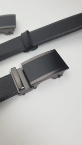 เข็มขัดออโต้ล็อค หนังวัวแท้ Autolock belt 1.2" สาย 3 แบบ Smooth Embossed Saffiano