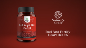Red Yeast Rice with CoQ10 Supplement - Extra Strength Red Yeast Rice 1200 mg. CoQ10 100 mg Capsule Per Serving - Heart Health Supplement