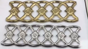 100x300mm Ornamen Aksesories Pagar Stainless Bunga Bulat Sambung