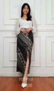 Gallery batik - Rok span batik belah tengah / rok batik modern / rok kebaya