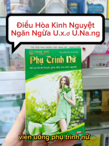 Viên uống Phụ Trinh Nữ  ngừa u xơ u nang  hỗ trợ điều hoà kinh nguyệt hộp 30 viên