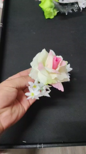 กิ๊บติดผม 10ชิ้น  เครื่องประดับศรีษะ ดอกไม้ติดกิ๊บ กิ๊บติดดอกไม้ ดอกไม้ประดิษฐ์ ดอกไม้ปลอม สำหรับติดผม นางรำ และงานรื่นเริงต่างๆ กิ๊บติดผมดอกไม้