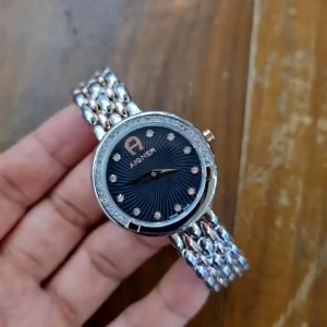 [Promo] Jam Tangan Wanita Aigner A158203 GORIZIA Rose gold - White Metal Bracelet Strap Original Garansi 2 Tahun [✔COD][100% Authentic]