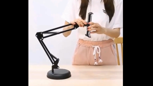 Adjustable Phone Stand 360 Rotation Cell Phone Holder Flexible Lazy Long Arm Bedside Universal Phone Stand For Desk Mobil