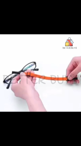 BETTER BUYS 1pcs Adjustable Elasticity Neck Cord Eyewear Accessory Sunglasses Holder Cord Anti Slip For Kids Adults Glasses Safety Band Strap Outdoor Sport Eyeglasses String Eyeglass Strap Chain