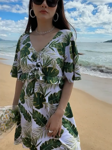 New Style Swimsuit Plus Size for Women Padded Dress for Beach Outfit XXL Swimming Attire Large Bathing Suit 3XL