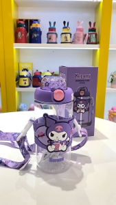 BOTOL MINUM ANAK KARAKTER SANRIO 650ML FREE STICKER TALI PANJANG