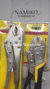 Tang Buaya Bengkok Jepit Locking Grip Pliers BLITZ 10 inch