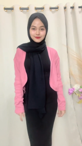 BestStore - Cardigan Gina Long Sleeve Crop / Cardigan Rajut Crop / Cardigan Kekinian
