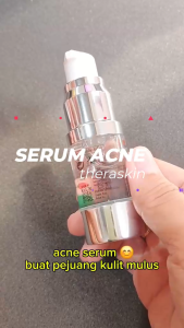 Theraskin Serum Acne - Penghilang Jerawat Bekas Jerawat Plus Memutihkan dan Mencerahkan Aman Original 13gr BPOM Halal MUI