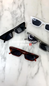 OKULARY C4 Kacamata Fashion Wanita Sunglasses Frame Kecil Korean Style